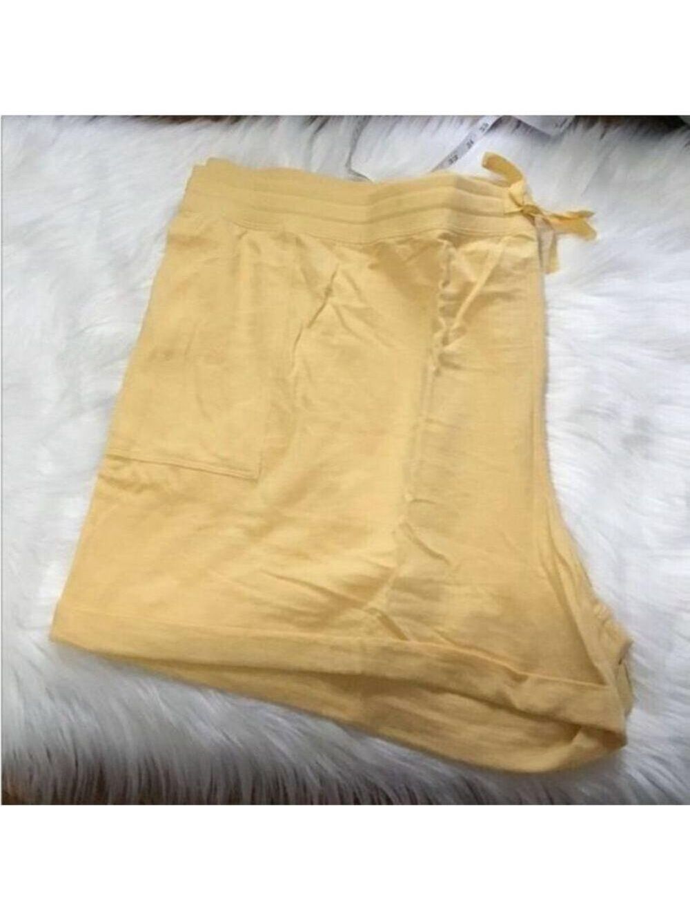 Sonoma Goods For Life midrise shorts Woman’s size 4X cider yellow pockets - Picture 3 of 12